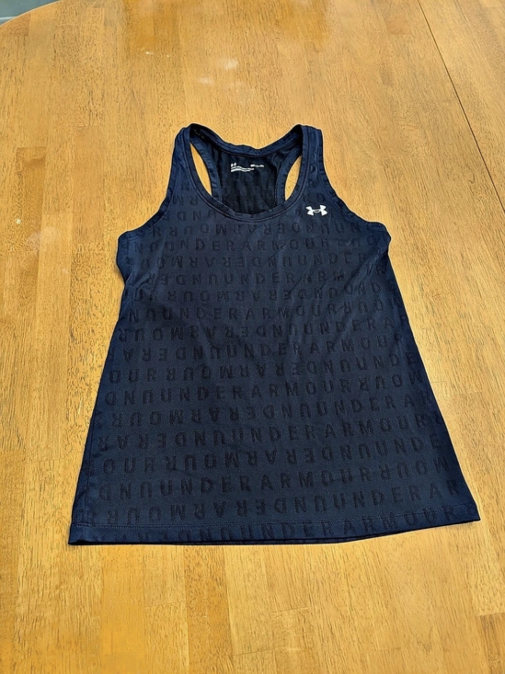 Under Armour Navy Racerback Tank Small